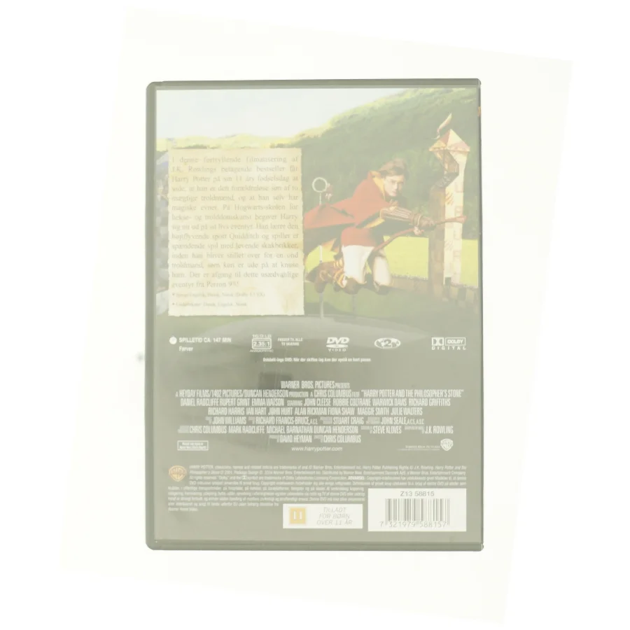 Harry Potter Og De Vises Sten fra DVD