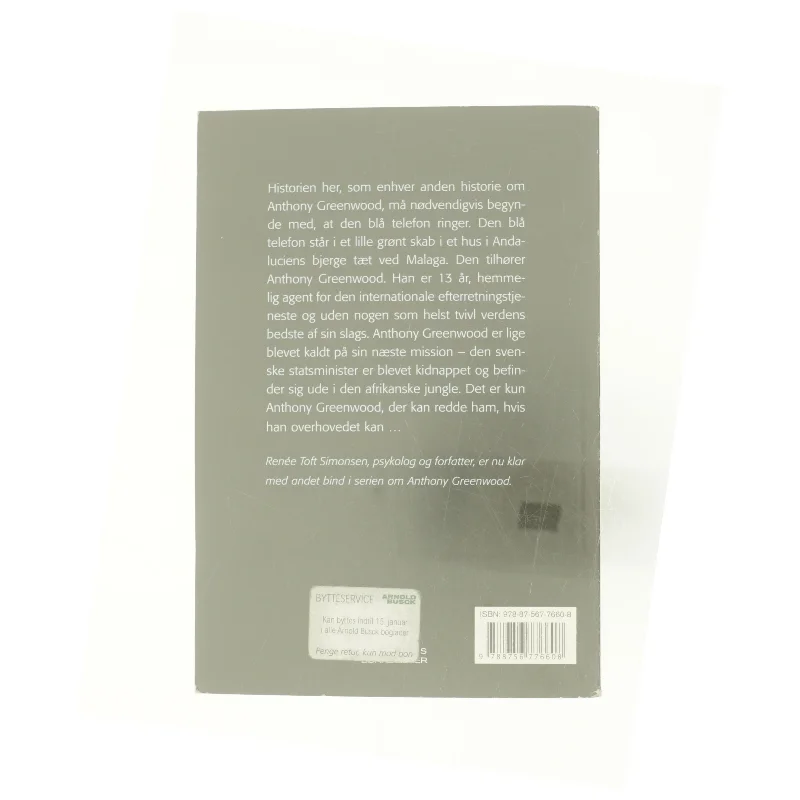 Anthony Greenwood og Gidslet i afrika af Renée Toft Simonsen fra Bog