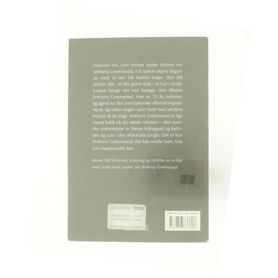 Anthony Greenwood og Gidslet i afrika af Renée Toft Simonsen fra Bog