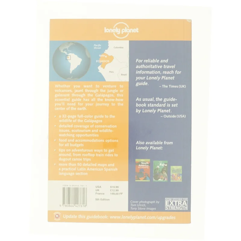 Lonely Planet Ecuador & the Galapagos Islands af Rob Rachowiecki (Bog)