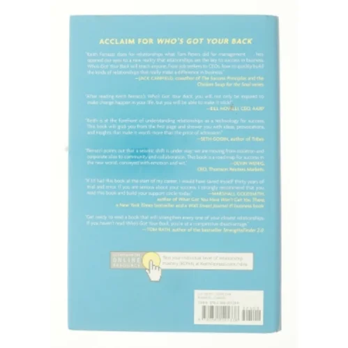 Who's Got Your Back af Ferrazzi, Keith (Bog)