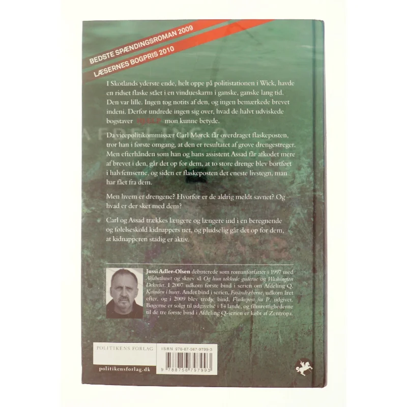 Flaskepost fra P af Jussi Adler-Olsen, Jussi Adler-Olsen (Bog)