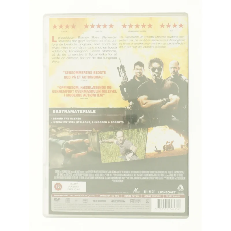 The Expendables fra dvd