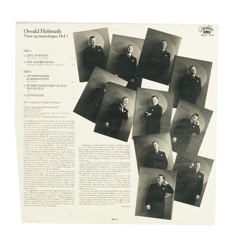 Osvald Helmuth Viser og Monologer del 1 Vinylplade