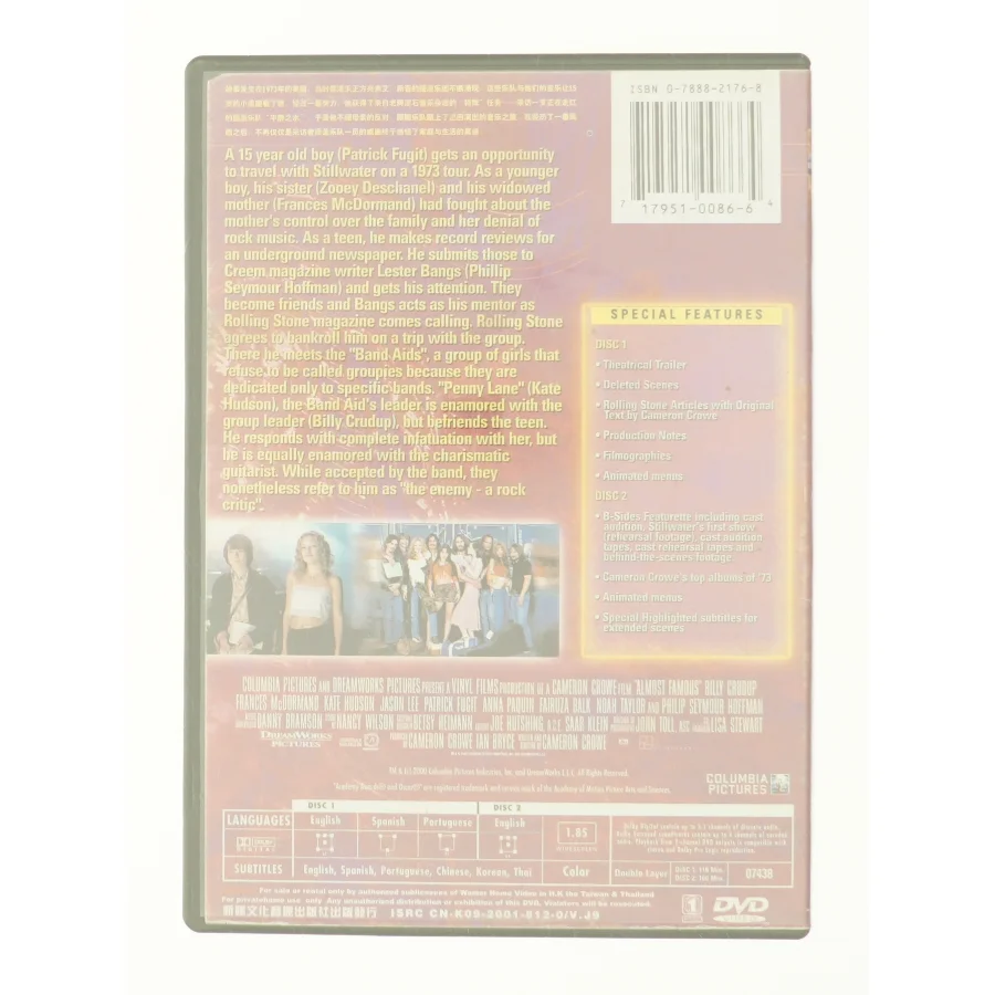 Almost famous fra DVD