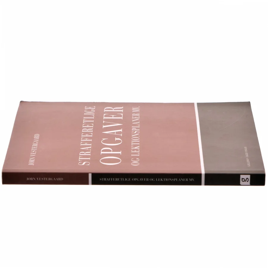 Strafferetlige opgaver og lektionsplaner mv. af Jørn Vestergaard (Bog)
