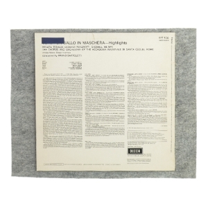 Verdi Un Ballo in Maschera Vinylplade