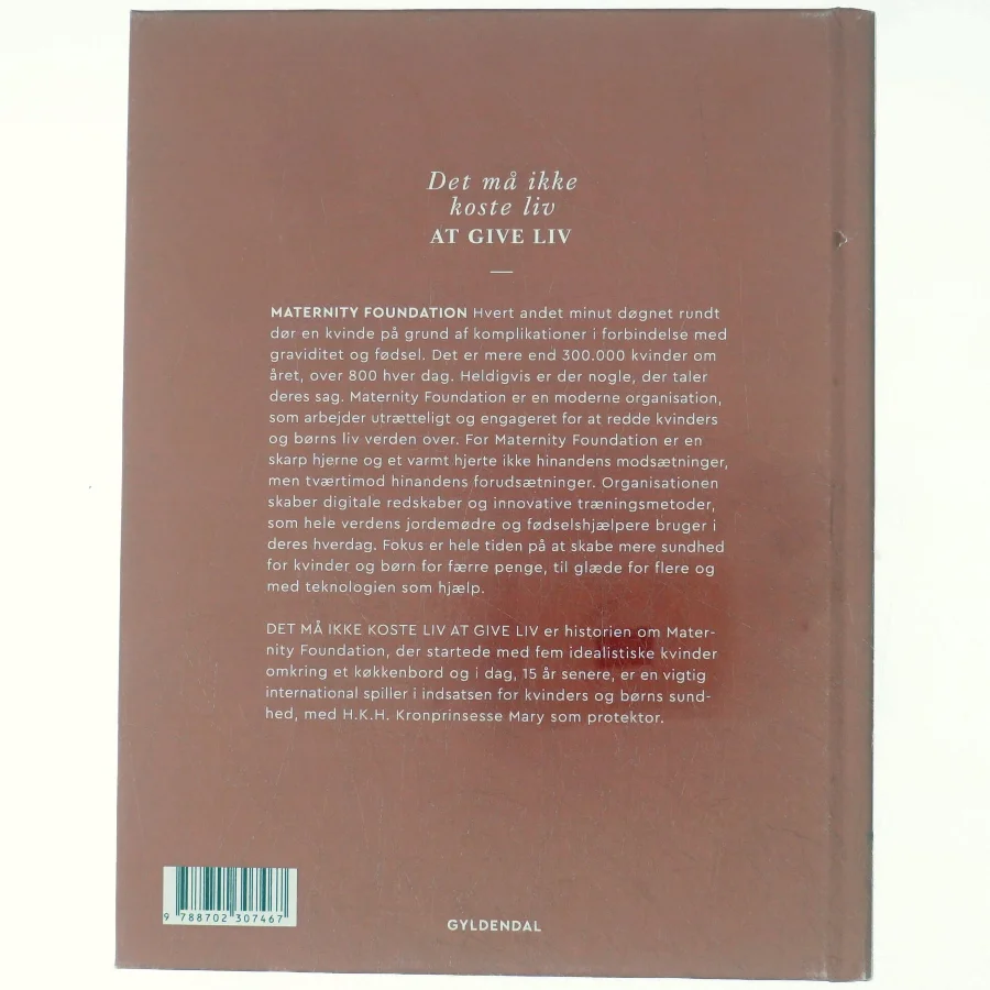 Det må ikke koste liv at give liv : Maternity Foundation - fra lille dansk NGO til global digital frontløber i kamp for kvinders sundhed af Kirsten Weiss (Bog)
