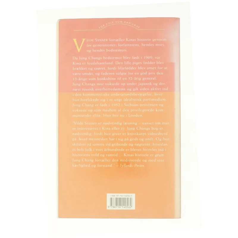 Vilde Svaner: Tre Dotre Af Kina af Jung Chang (Bog)