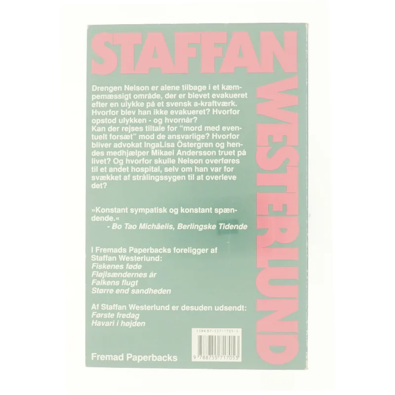 Fløjlsændernes år af Staffan Westerlund (Bog)