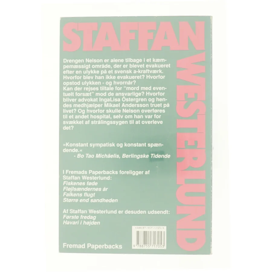 Fløjlsændernes år af Staffan Westerlund (Bog)