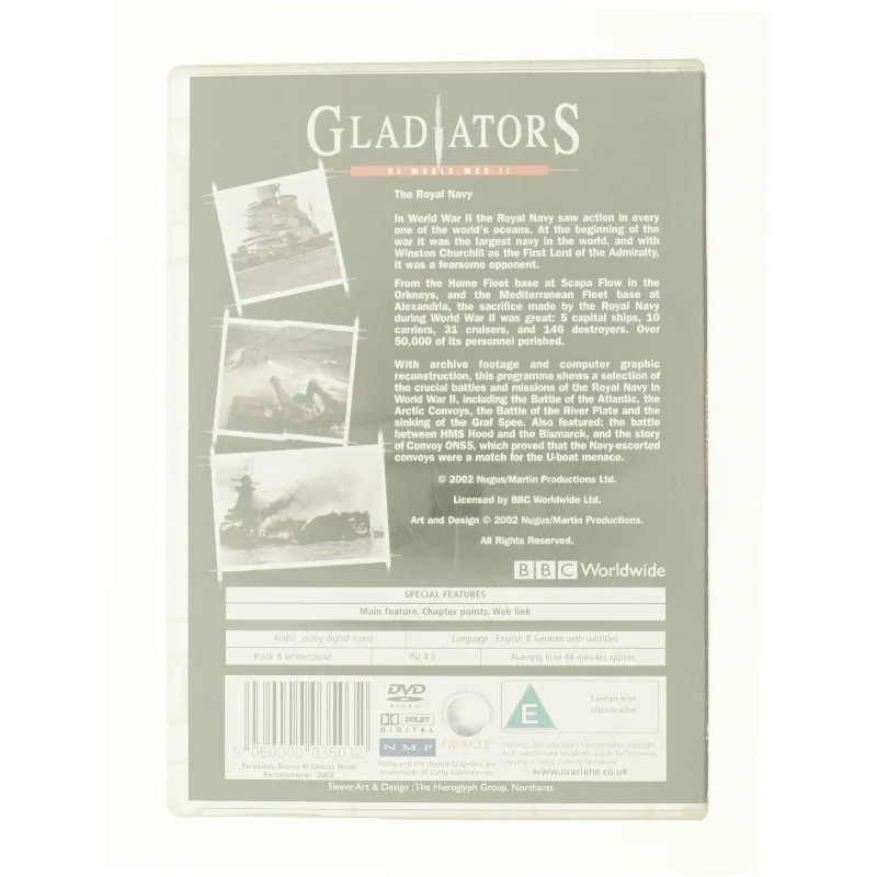 Gladiators fra DVD