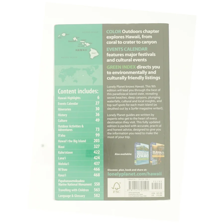 Lonely Planet Hawaii by Jeff, Lonely Planet Publications Staff Campbell af Jeff Campbell (Bog)