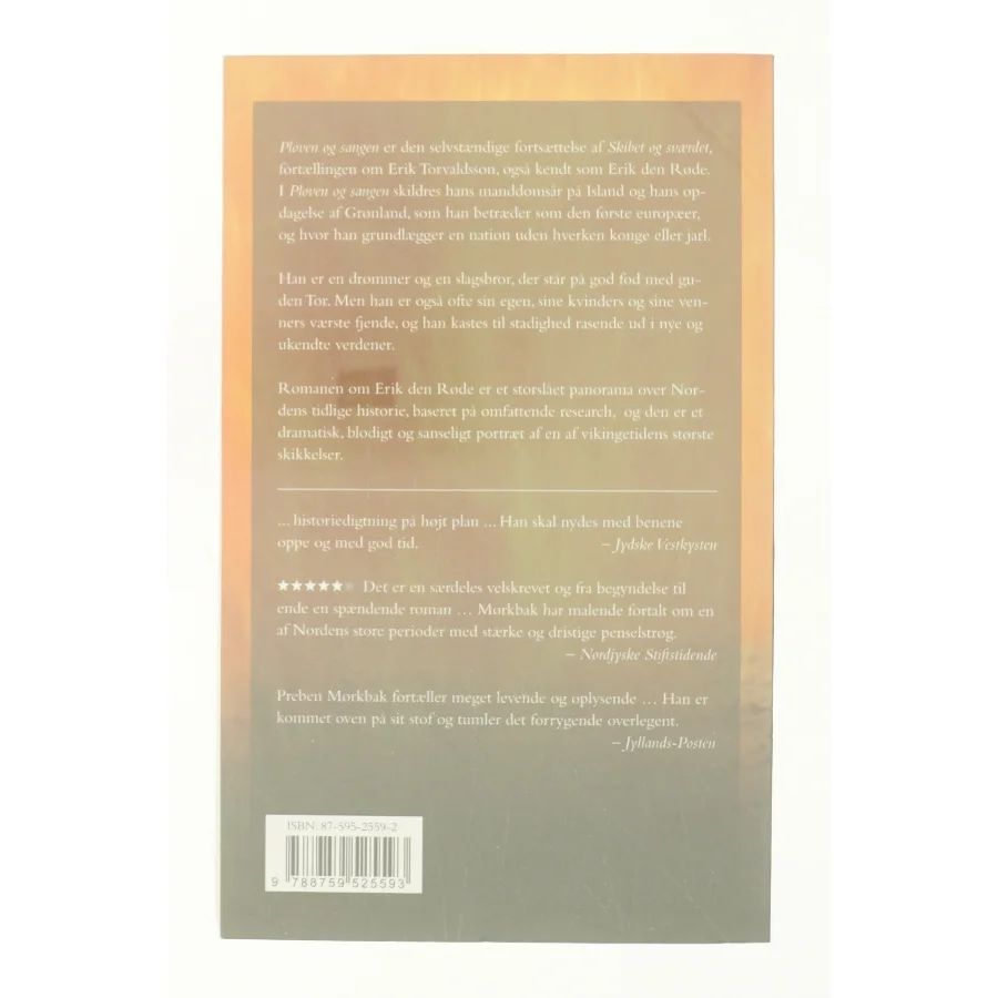 Erik den Røde. 2. bog af Preben Mørkbak (Bog)