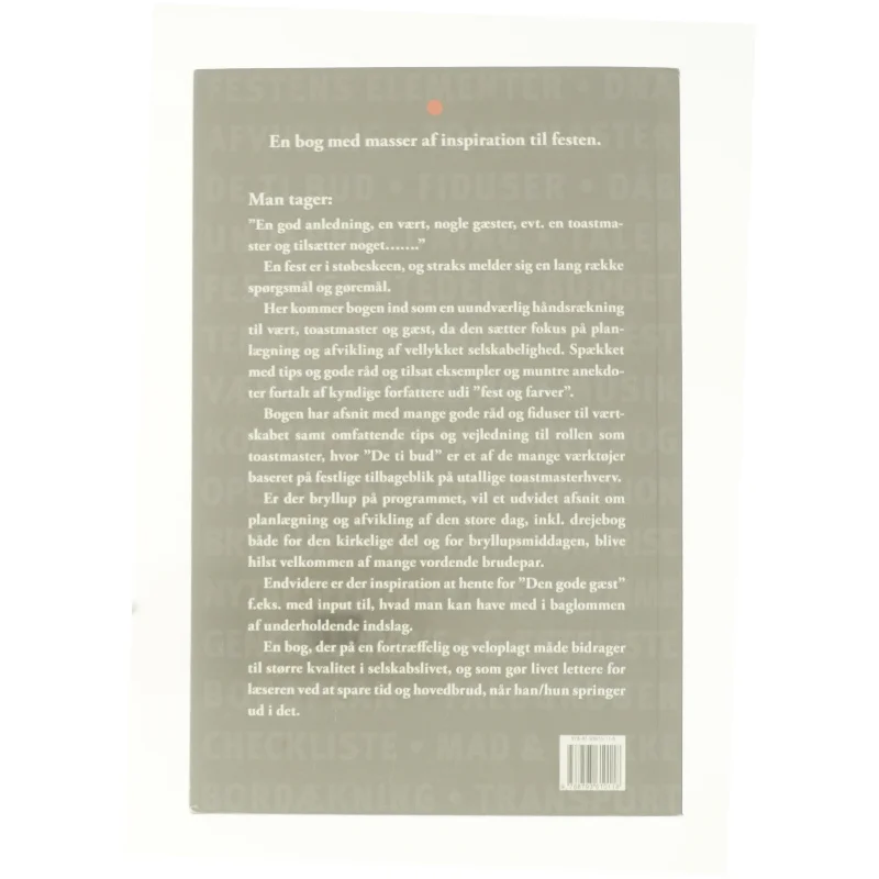 Selskabelighed og fest (bog)