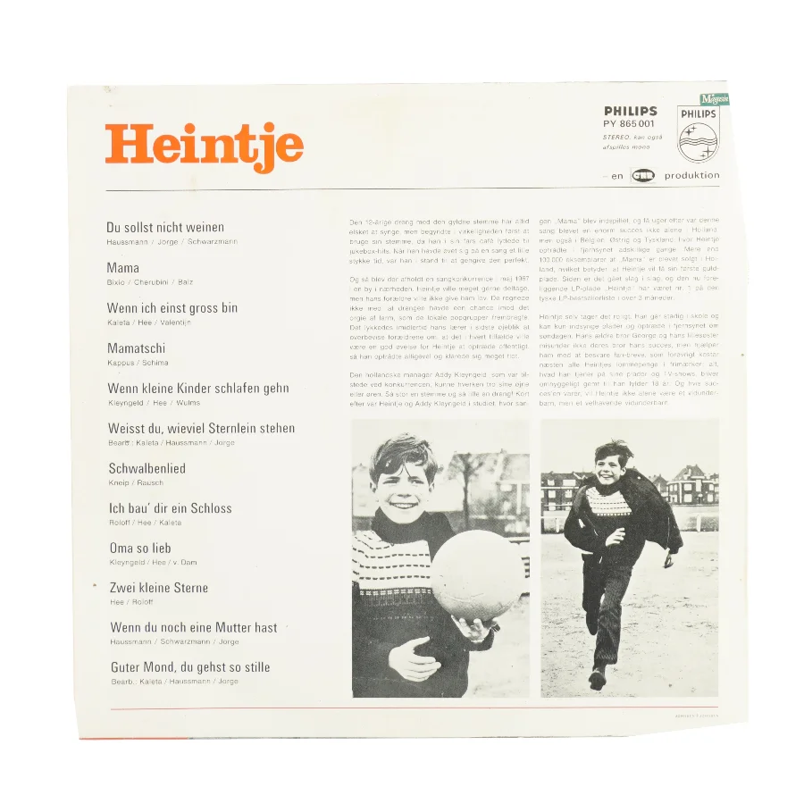 Heintje Vinylplade