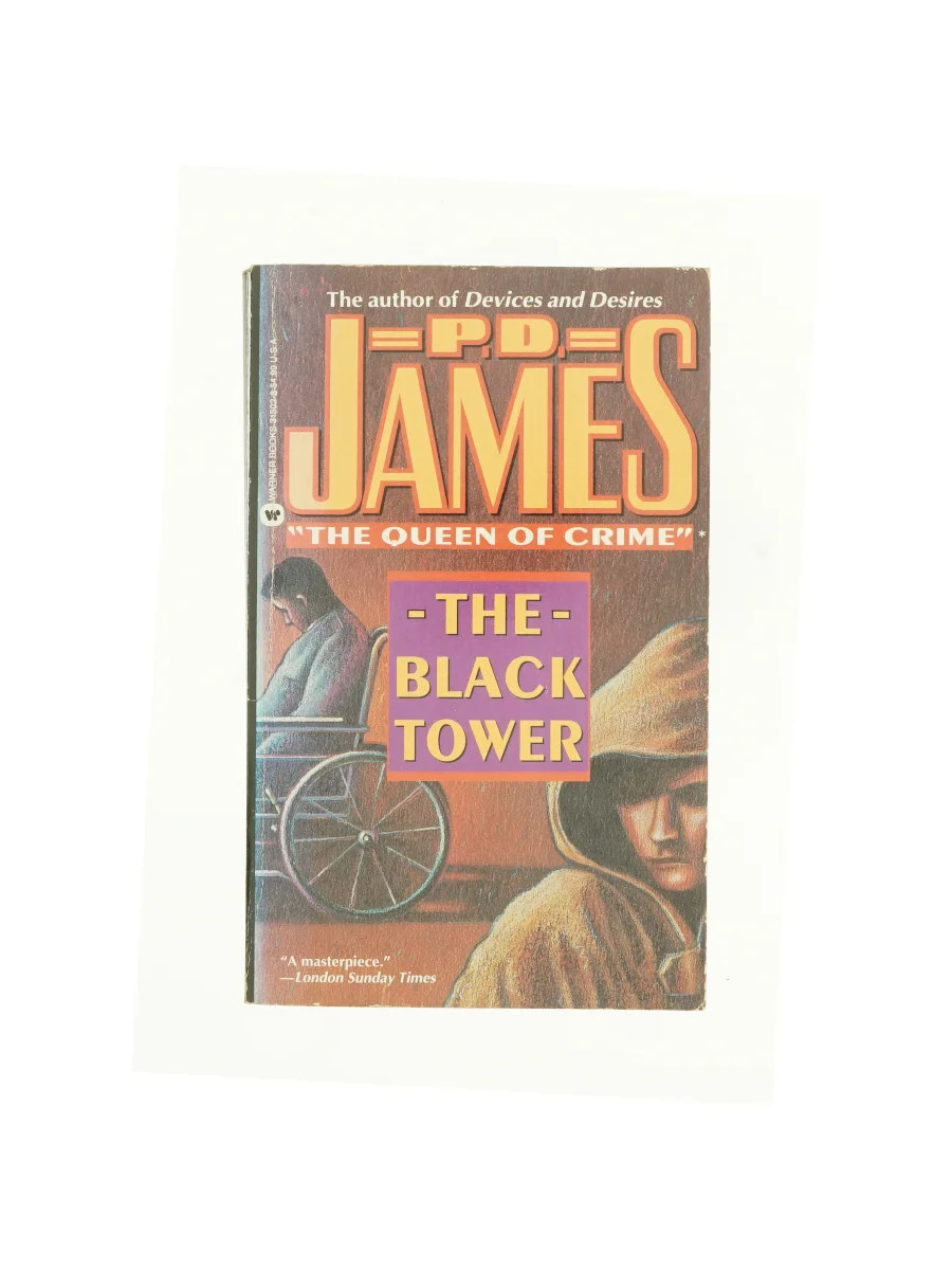 Forsiden af Det sorte tårn (The Black Tower) af P. D. James