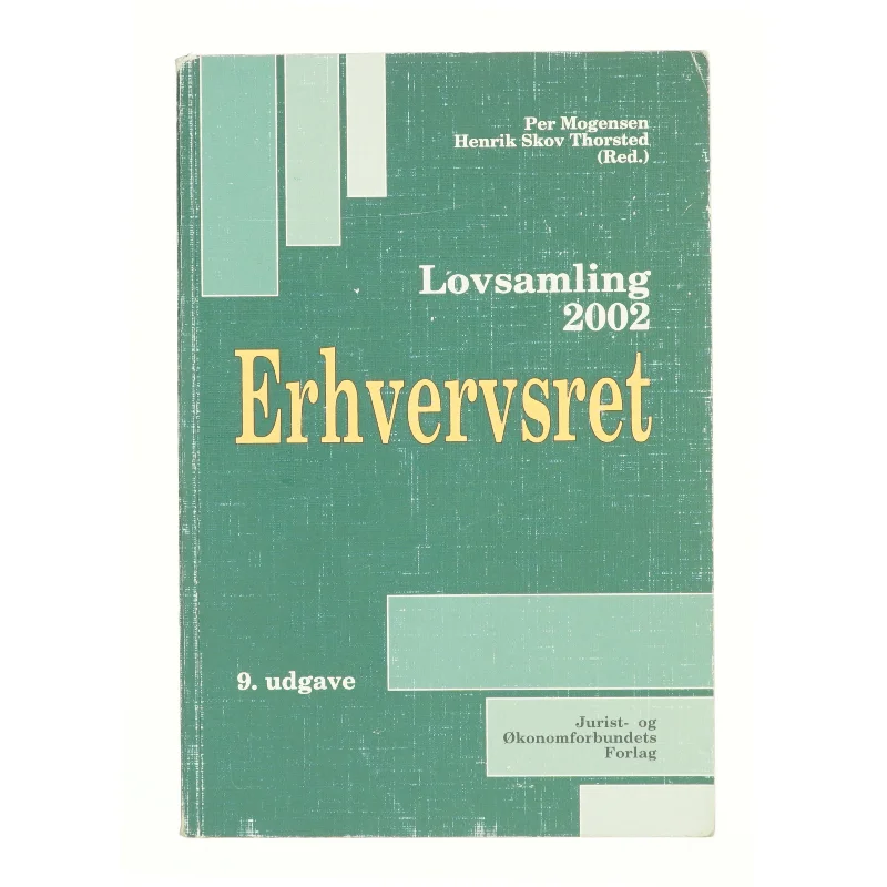 Lovsamling 2002, erhvervsret (Bog)