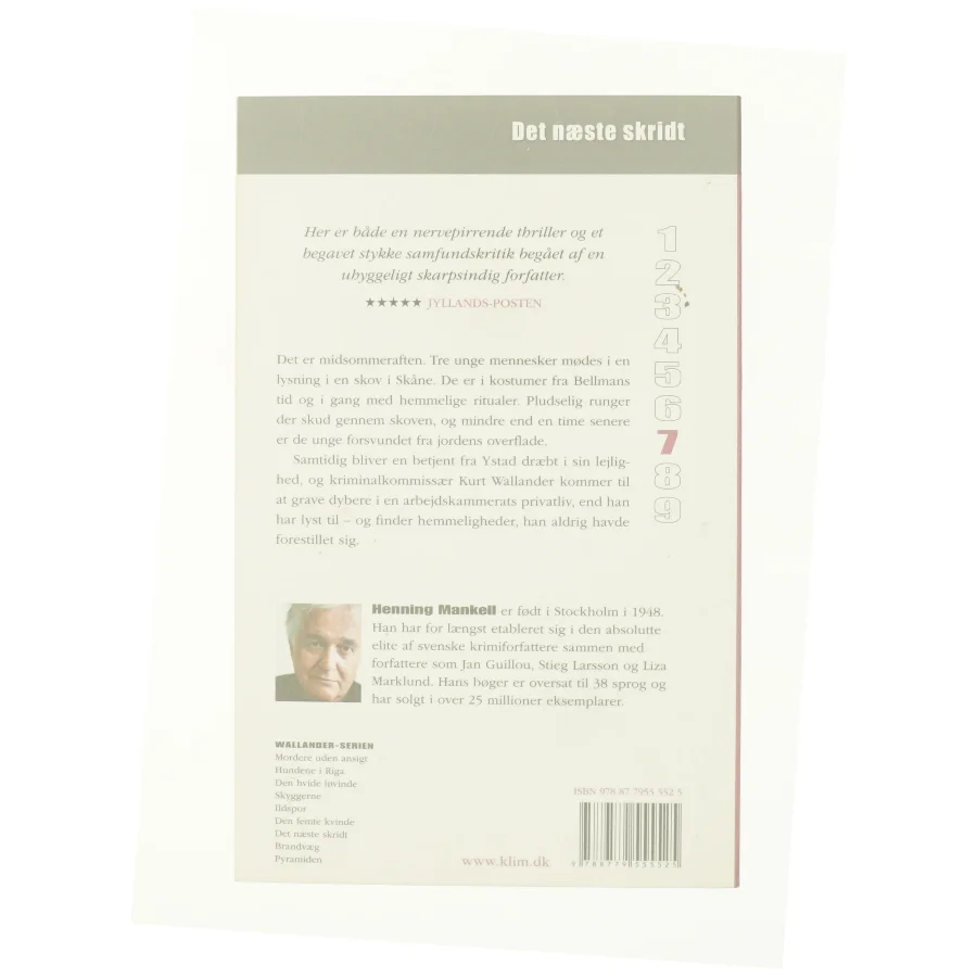 Det næste skridt af Henning Mankell (Bog)