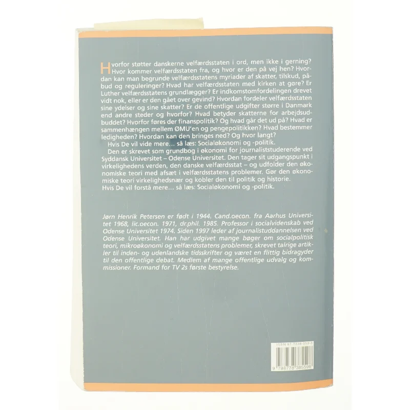 Socialøkonomi og -politik af Jørn Henrik Petersen (f. 1944) (Bog)
