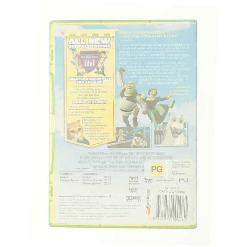 Shrek 2 fra DVD