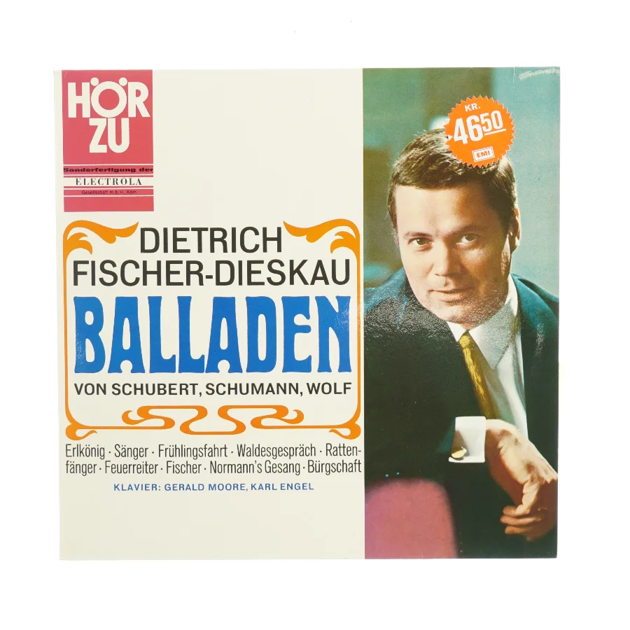 Dietrich Fischer-Dieskau Balladen Vinylplade