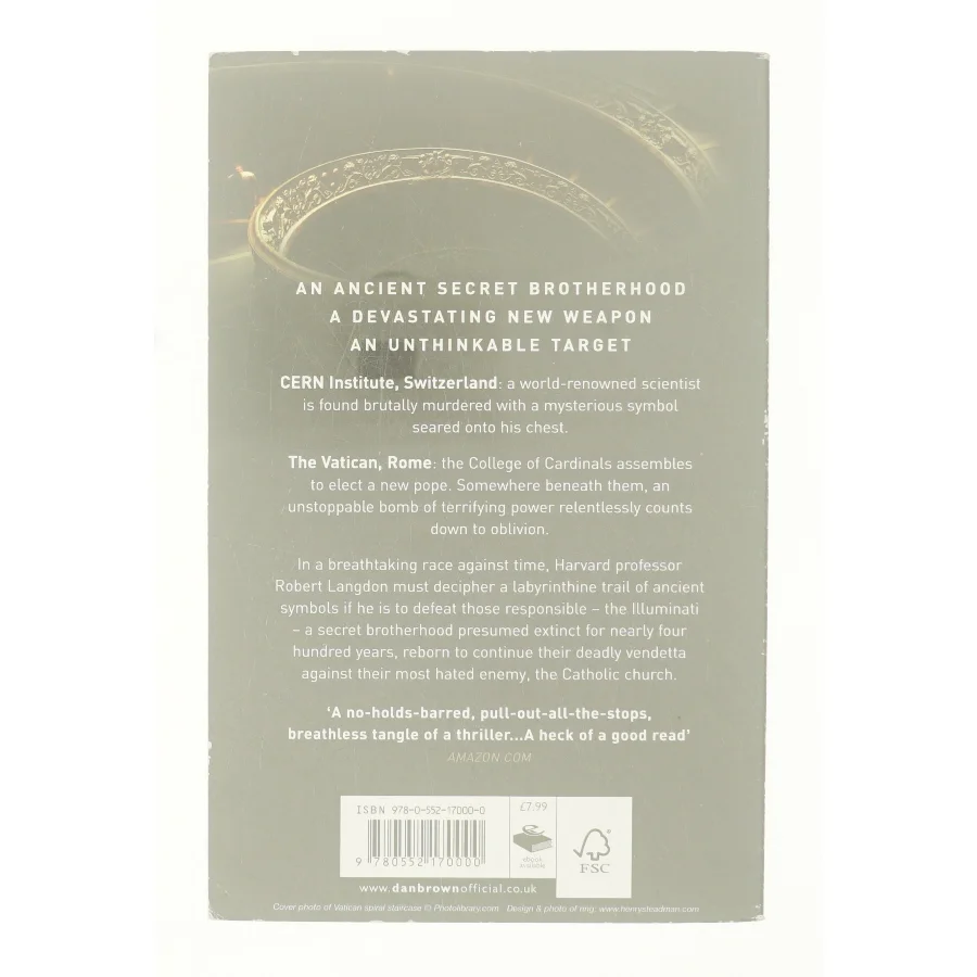 Angels and Demons by Dan Brown af Dan Brown (Bog)