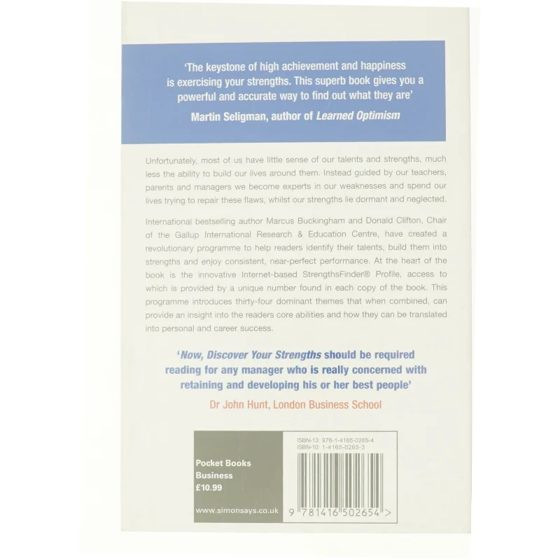 Now, Discover Your Strengths : How to Develop Your Talents and Those of the People You Manage (Bog)