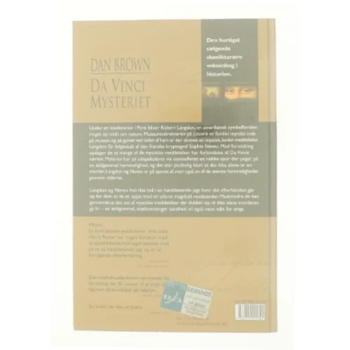 Da Vinci Mysteriet af Dan Brown (Bog)
