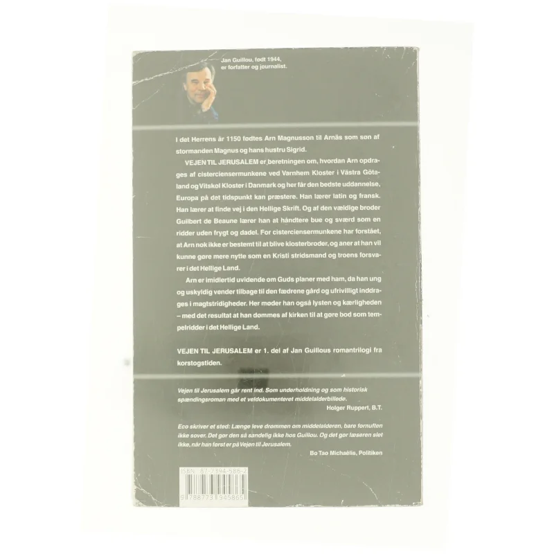 Vejen til Jerusalem af Jan Guillou (Bog)