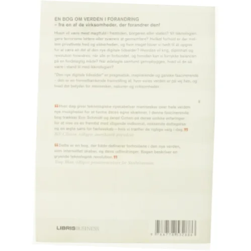 Den nye digitale tidsalder af Eric Schmidt (f. 1955), Jared Cohen (Bog)