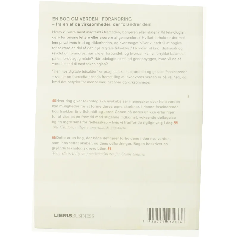 Den nye digitale tidsalder af Eric Schmidt (f. 1955), Jared Cohen (Bog)