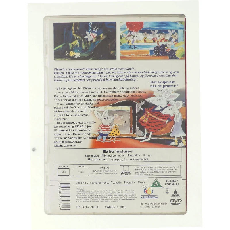 Cirkeline 2 ost og kærlighed