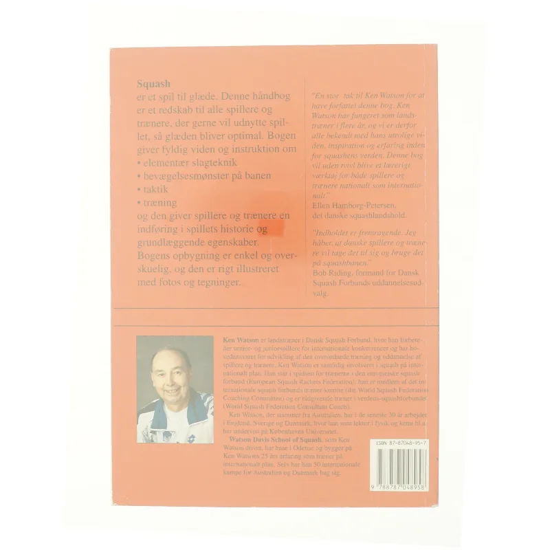 Squash af Ken Watson (f. 1935) (Bog)