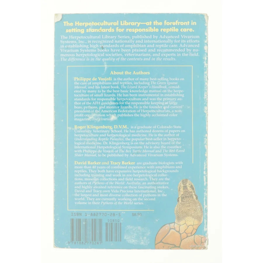 Ball Python Manual af Philippe De Vosjoli (Bog)