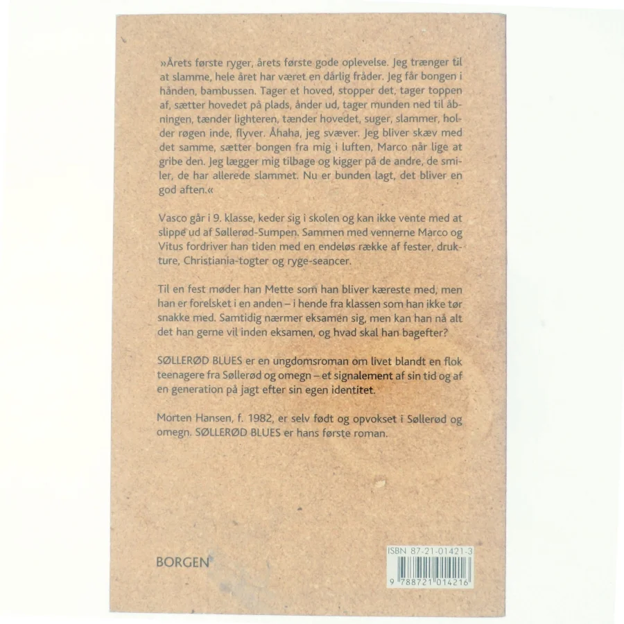 Søllerød blues : roman af Morten Hansen (f. 1982) (Bog)