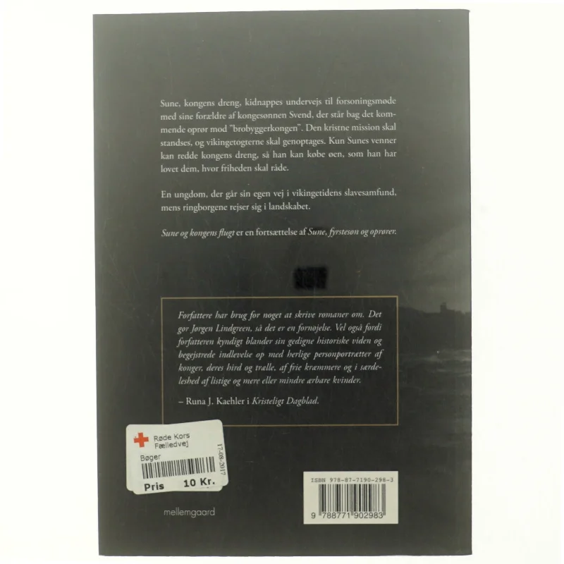 Sune og kongens flugt af Jørgen Lindgreen (Bog)