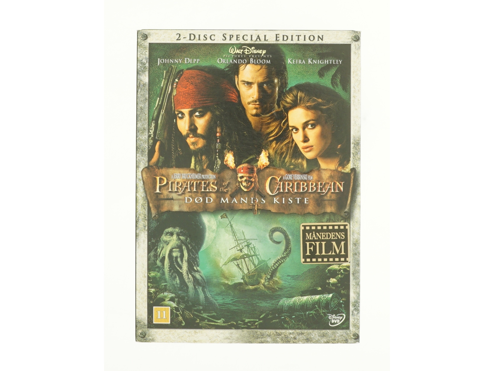 Pirates of the Caribbean 2: Dead Man's Chest (Pirates of the Caribbean 2: Død Mands Kiste) fra DVD