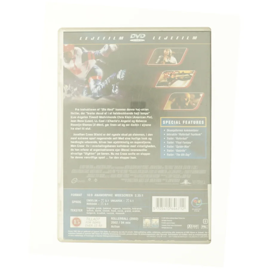 Rollerball fra DVD
