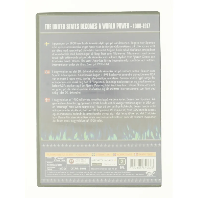The united states becomes a world power 1900-1917 fra DVD