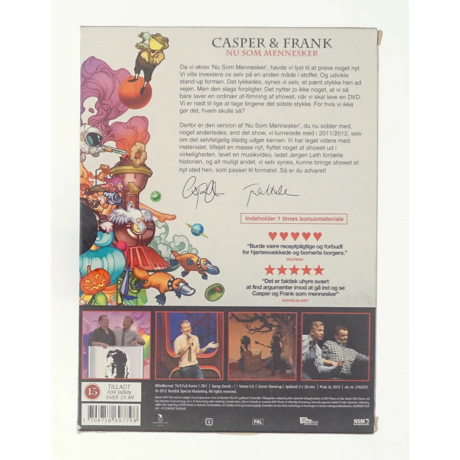 Casper og Frank, nu som mennesker
