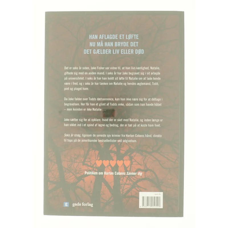 Seks år af Harlan Coben (Bog)