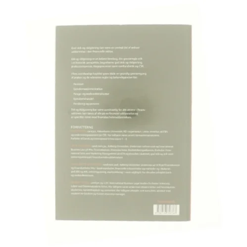 Etik og rådgivning af Ole Eriksen (f. 1945) (Bog)