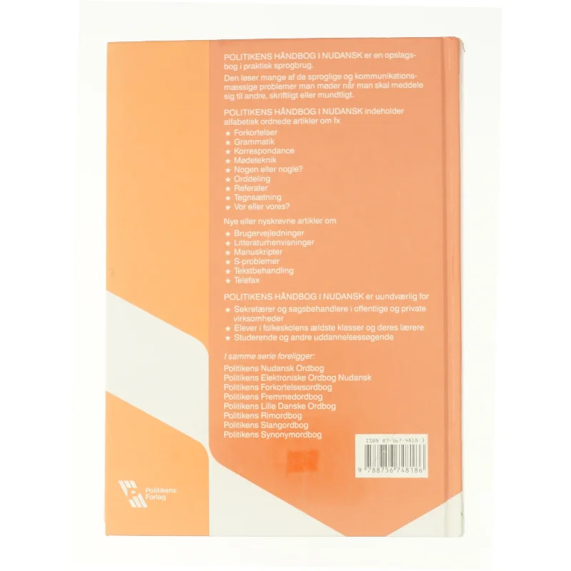 Håndbog i nudansk af Henrik Galberg Jacobsen, Peter Stray Jørgensen (Bog)