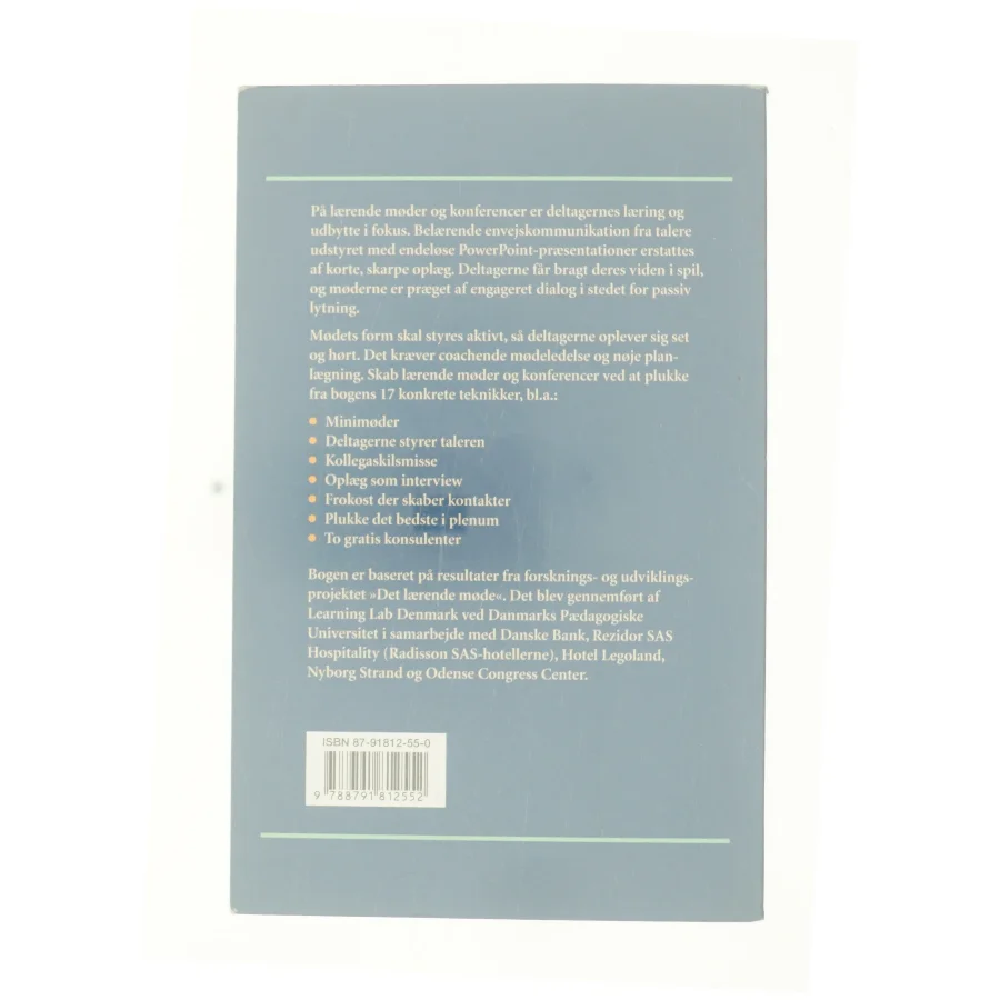 Lærende møder og konferencer i praksis (Bog)