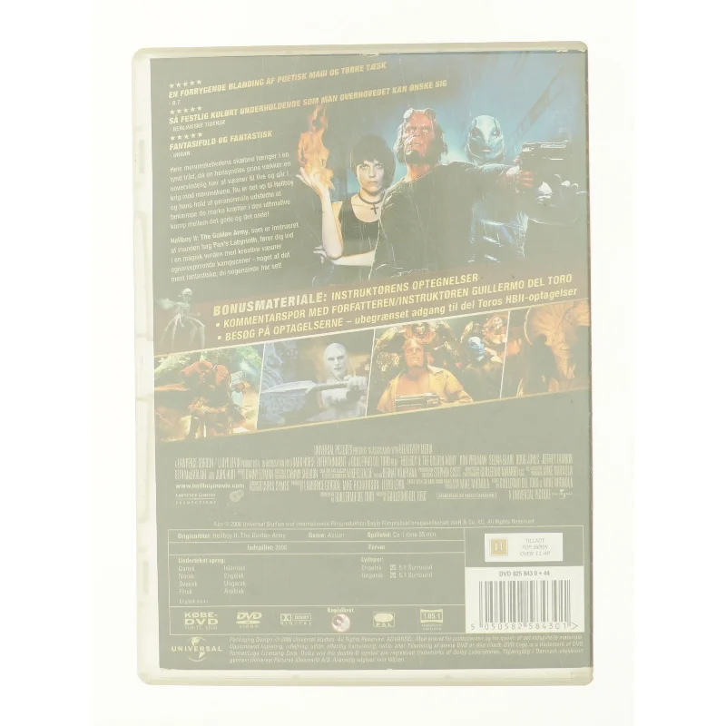 Hellboy - The Golden Army fra DVD