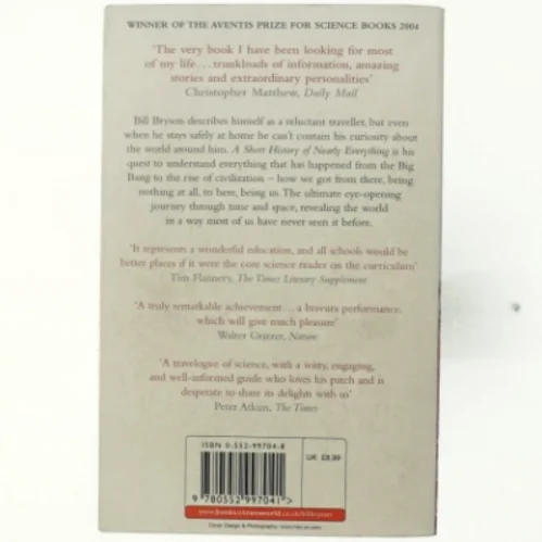 A Short History of Nearly Everything by Bill Bryson af Bill Bryson (Bog)