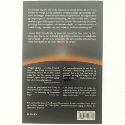 Det tredje årtusind : den ny tids historie af Ken Carey (Bog)
