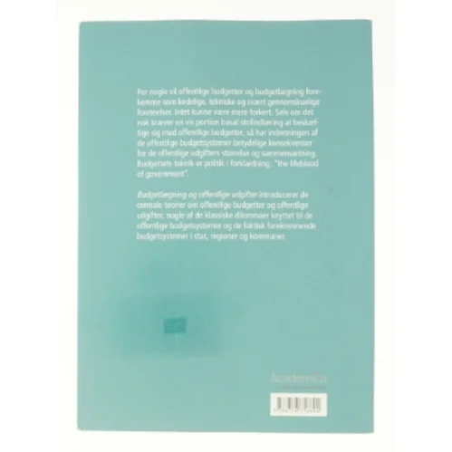 Budgetlægning og offentlige udgifter af Peter Munk Christiansen (Bog)