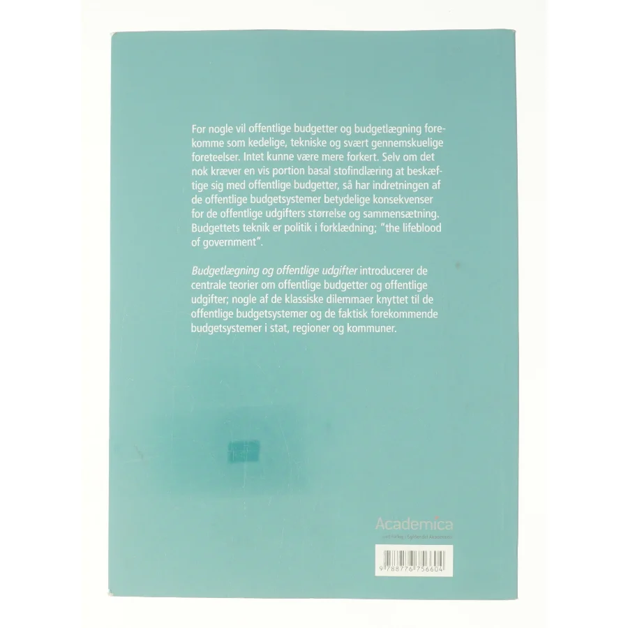 Budgetlægning og offentlige udgifter af Peter Munk Christiansen (Bog)